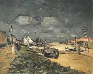 huile sur toile Abel Bertram