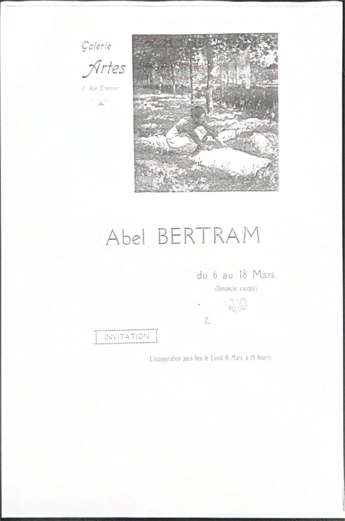 Exposition Abel Bertram