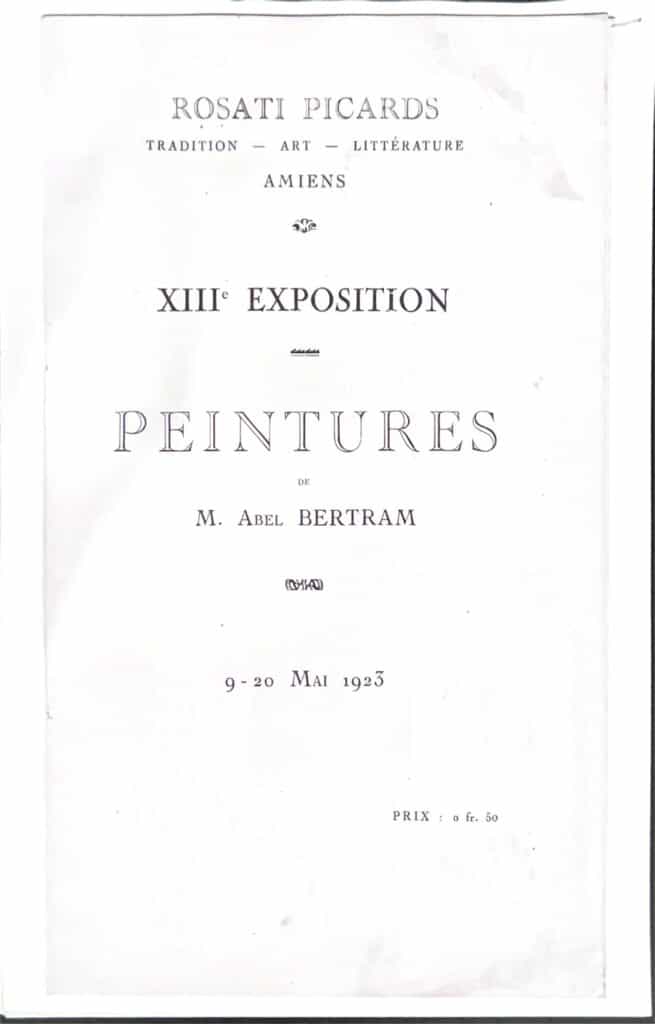 Exposition Abel Bertram