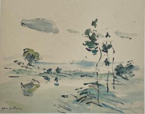 tableau aquarelle abel bertram