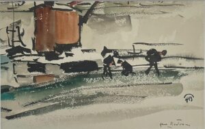 tableau aquarelle abel bertram