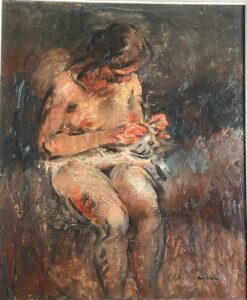 Huile sur toile abel bertram