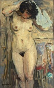 Huile sur isorel abel bertram