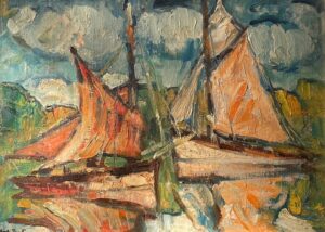 Huiles sur toile abel bertram